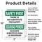Signmission Safety Culture Sign, 7 in Width, Aluminum, Rectangle, Bilingual OS-2PACK-SF-A-710-L-10831 - alternate 4